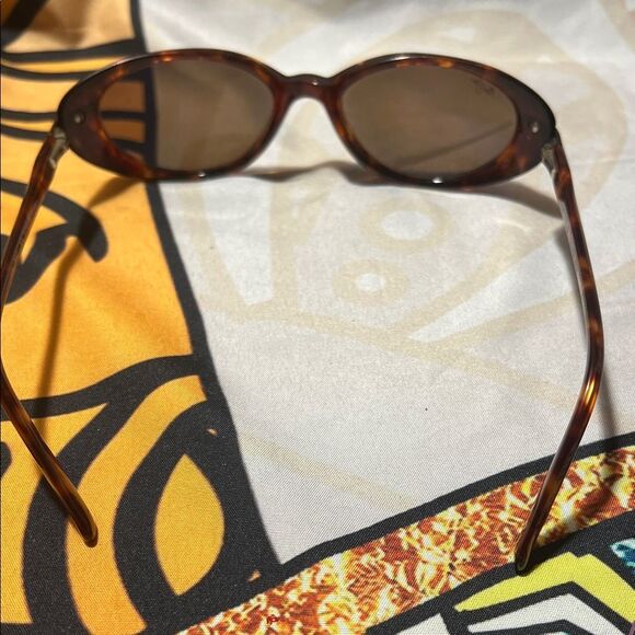 Vintage Maui Jim Cabana MJ 147-10 tortoise brown oval sunglasses - Picture 4 of 9